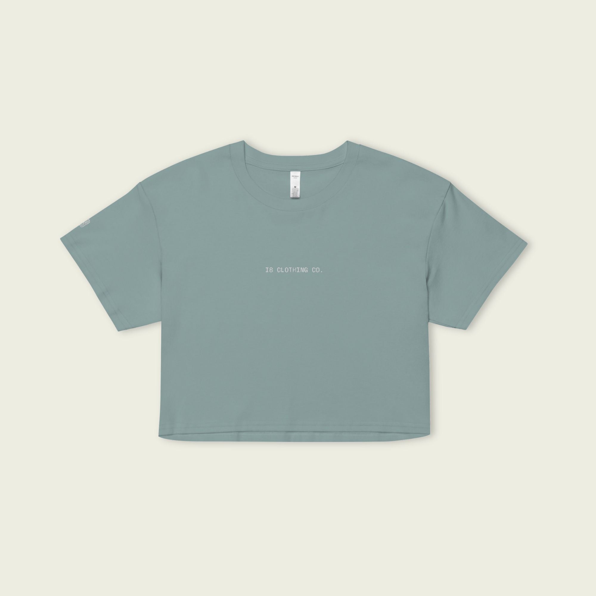 Light blue t-shirt on a beige background