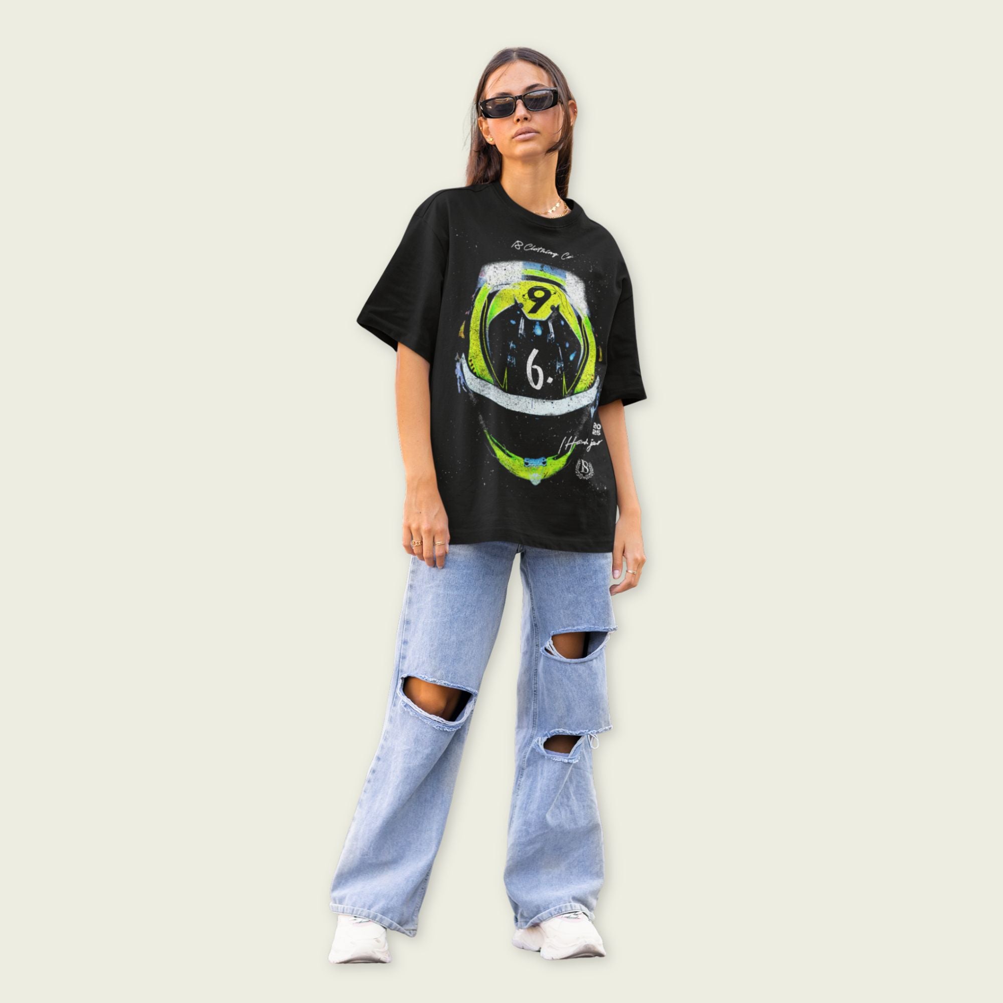 Hadjar Helmet Tee Black