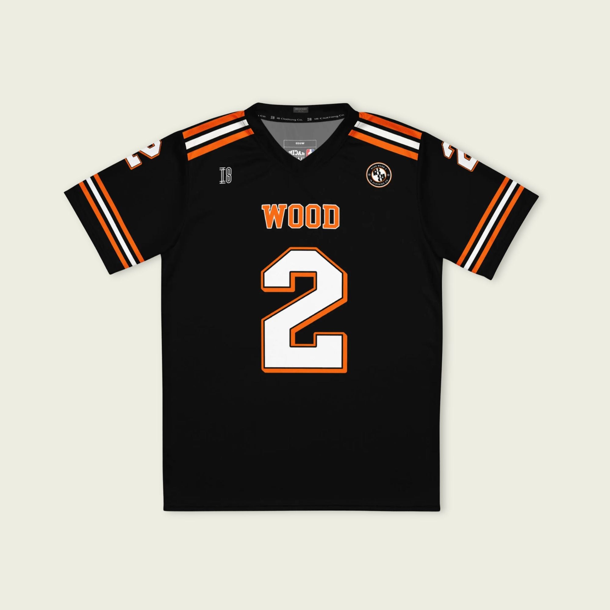 ryan wood supercars jersey with 'WOOD' and number '2' in orange